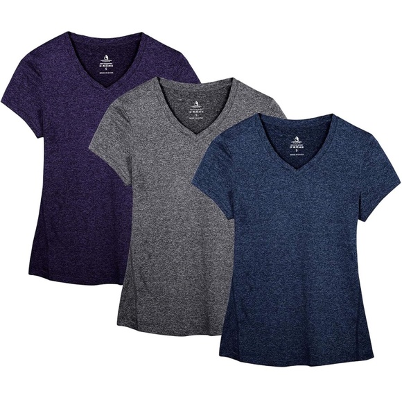 3-Pack Icy Zone Yoga/Workout Shirts - XXL - Picture 3 of 3